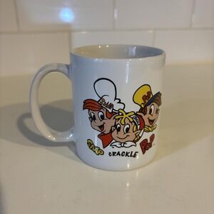 Vintage 2001 Houston Harvest Rice Krispies Ceramic‎ Coffee Mug Snap Crackle Pop